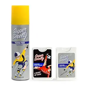 Hurricane Natural Body Deodorant with 2 Natural Pocket Perfumes for Men, Boys & GenZ