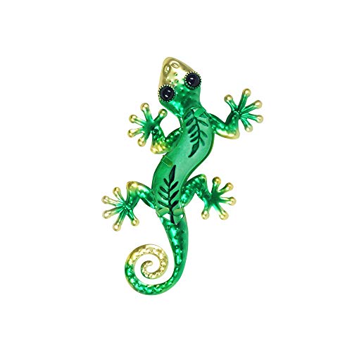 Vidal Regalos Adorno Decorativo Pared Lagarto Metal 22 cm