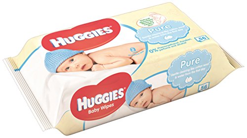 Huggies Baby Pure Wipes 376 g (Pack of 56)