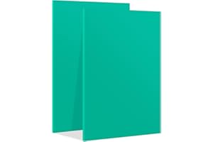 dabinzhijia 2 Stück A4 Weichgummi Linoldruck Platte, Linolschnitt Werkzeug zum Gravieren, Stempelgummi, Grün Linolplatte für Bastel und Druckprojekte