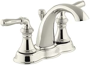 Kohler k-393-n4-sn Devonshire Centerset Waschbecken Wasserhahn, Vibrant