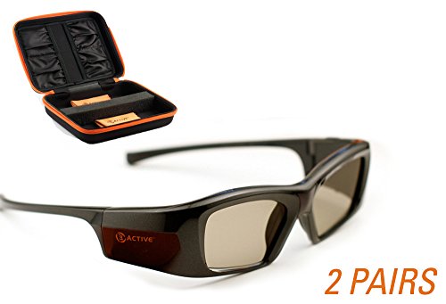 Preisvergleich Produktbild EPSON-Kompatible 3ACTIVE® 3D-Brille. Wiederaufladbare. DOPPELPACK