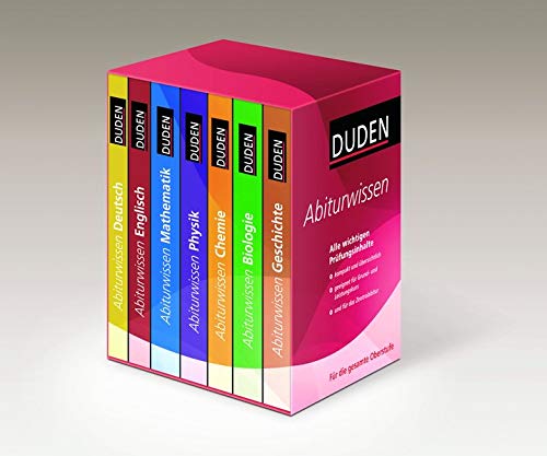 Duden - Abiturwissen: Alle wichtigen Prüfungsinhalte - kompakt und übersichtlich in 7 Bänden