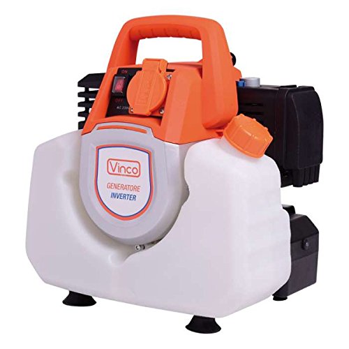 Vinco 60149 Generatore Inverter 2 Tempi Miscela, Nero, 26.2x33.4x33 cm