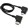 Cablecc Remote Controller Data Cable Type-C to Micro USB for DJI Mavic Pro Platinum Mavic Pro RC Accessories