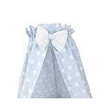 TupTam 6-tlg. Wiegen-Set 80×80 Bettwäsche Bettdecke Bettbezüge Nestchen Himmel für Stubenwagen Pendelwiegen Beistellbett - 5