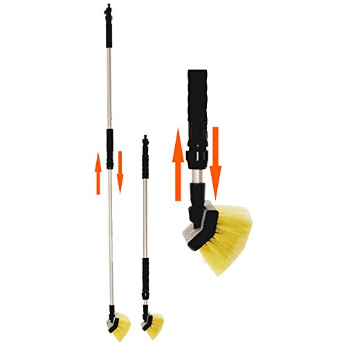 Preisvergleich Produktbild Waschbürste 90 - 175 cm mit Wasseranschluss