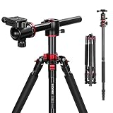 La plataforma giratoria horizontal de 360 grados y la plataforma vertical de 90 grados con cabezal de 3 vías le permite tomar fotos en cualquier ángulo, lo que ayuda a garantizar transiciones rápidas entre tomas. La placa de montaje de liberación rápida con tornillo estándar de 1/4 "hace que sea posible desconecta tu cámara en segundos y evita que tu cámara caiga accidentalmente