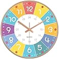 STAR WORK Quartz 12 Inches Premium Wall Clock for Home Stylish Latest Modern Design | Non Ticking Silent Wall Clock - Zero Sound & Disturbance Analog Clock (Multi)