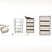 SONGMICS 4 Drawer Beige DIY Storage Wardrobe Cabinet Multiple- Purpose Storage Unit 84.5 cm RLG14M