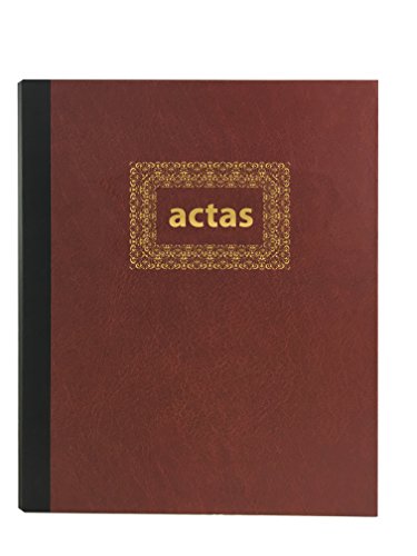 Libro de Actas de Hojas Móviles - Color Burdeos (Modelo 4)