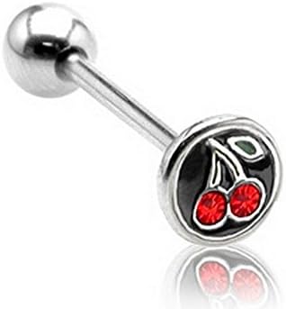 Tongue Piercing Cherry CHERRIES