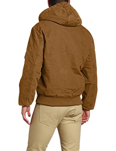 Carhartt Workwear Arbeitsjacke Quilted Flanell Lined Sandstone Active Jacket M, braun, J130 - 2