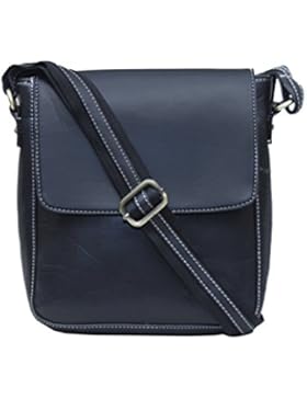 KGNExportsHouse, 9 Zoll Cross Over Leather Cross Body Bag Überqueren Ledertasche Kreuzkörper Kleine Damen Leder...