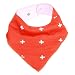 Baby Unisex Bandana Drool Bibs , ivencase Cute Pattern Absorbent Cotton Cute Baby Gift Sets Feeder Bib for Boys & Girls (4-Pack Set)