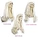 ELEGANT HAIR 22" Ladies Beautiful Full WIG Long Hair Piece WAVY Platinum Blonde #16/60 275g