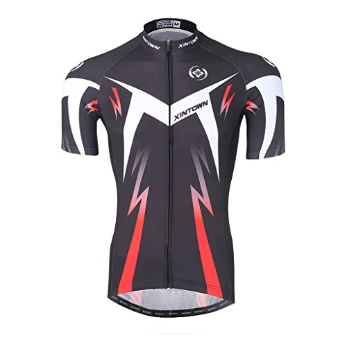 Radtrikot Skysper Outdoor Sports Fahrradbekleidung Set Männer Kurzarm Radfahren Jersey + Radfahren Latzhose Shorts - 9