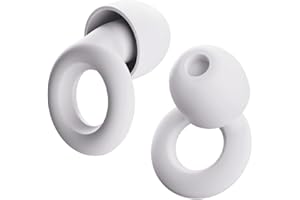 ZLEEPY® Hush Earplugs for Sleep | Deeper Sleep | Reduce Outside Noise | 24dB (SNR) Noise Reduction | Customisable Fit | Looped Earplugs | Good for Meditation | Portable | Support Small UK Business