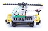 LEGO City Eisenbahn G�terwaggon mit Helikopter aus Set 60098 f�r G�terz�ge - Steinchenwelt