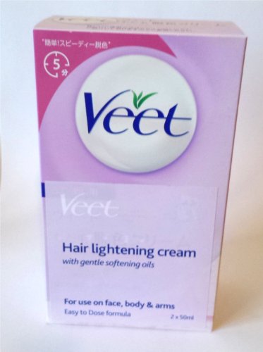 VEET HAIR LIGHTENING CREAM 2 x 50ml (Face,Body & Arms)