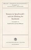 Image de Textarten im Sprachwandel - nach der Erfindung des Buchdrucks (Sprache - Literatur und Geschichte. Studien zur Linguistik /Germanistik)
