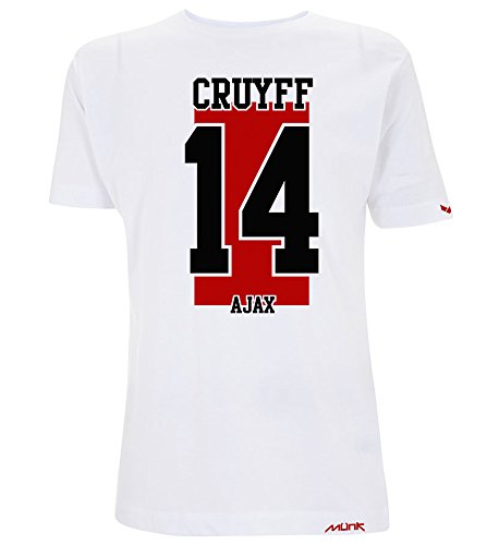 Münk - Johan Cruyff AJAX - Camisetas de diseño Retro fútbol Vintage - Muñeco Recortable Gratis