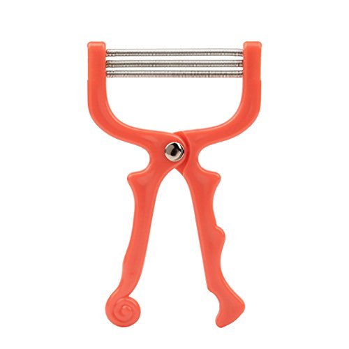inkint Handheld Facial Hair Removal Threading Coil Spring Epilator Stick Face Threader Women Grooming Tool for Forehead, Cheeks, Upper Lip, Chin, Arm, Leg,etc (Orange)