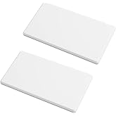 UFURMATE Blank Cover Wall Plate 2PCS White Screwless Wall Plate Plastic Wall Plate 1-Gang Electrical Outlet Cover for Unused