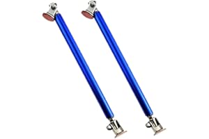 iSpchen 2 Pezzi Barre Supporto Splitter Anteriore,Barre Supporto Tiranti Per Asta Per Paraurti Anteriore/Posteriore Regolabili 3,9"/100 Mm, Asta Per Puntone Diffusore Labbro Paraurti Anteriore