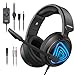 Produktbild Mpow Gaming Headset für PS4 PC Xbox One LED Licht/Surround Sound Over-Head Kopfhörer mit Geräuschunterdrückung-Mikrofon 3,5mm-Headset für Handy Laptop, Mac, IPad, Nintendo Switch