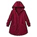 Produktbild i-uend 2019 Damen Mantel,Oberbekleidung Sweatshirt Damen Langarm Warmer Lösen Solide Mit Kapuze Taschen Übergröße Pullover für Winter/Herbst/Frühling