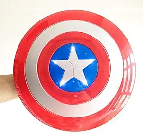 RASHRI ; One For All Plastic Superhero Captain America Shield, Multicolour, 1 Piece