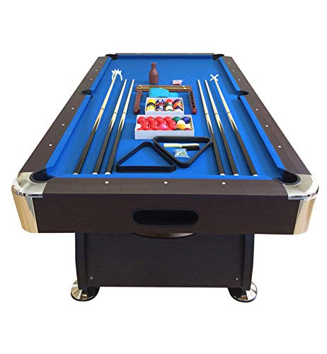 Simba Srl Biliardo 8ft Blu Carambola Misura Gioco 220x110cm Full Accessori New