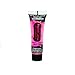 PaintGlow UV Neon Glitter Body Gel, Candy Pink 10 ml