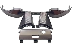 Jerilla LB RB LT RT Botones de Disparo del Parachoques de Repuesto Compatible con Mando Inalámbrico Xbox Elite Series 2 Edición Limitada, Gris Plata