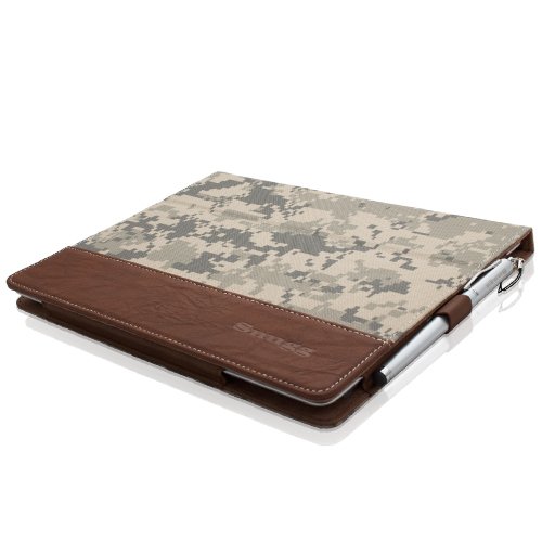 iPad 4 und 3 Hülle (Camouflage ), Snugg – Smart Case mit lebenslanger Garantie + Sleep / Wake Funktion - 2