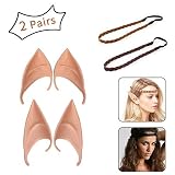 Braid Hair: la banda para el cabello se teje con una peluca unida a la pieza elástica de abajo, que se usa para vestir el cabello o la joyería de la frente, 2 colores (marrón y marrón claro). Puedes usarlo como regalo para tus familiares y amigos.