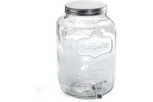 Paris Prix Secret de Gourmet - Distributeur de Boisson en Verre Yorkshire 8L Transparent