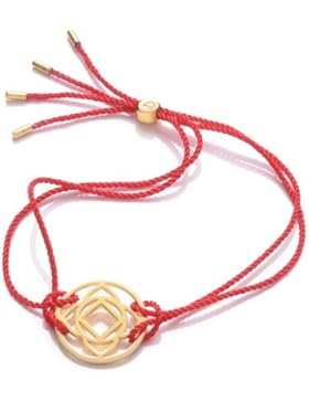 DAISY Unisex-Armband Vermeil Stoff 280 mm BRCHK1001GP