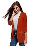 americana roja mujer combinar Las prendas de colección oodji Ultra tienen la talla más pequeña de lo normal, te recomendamos que elijas una talla superior a tu talla habitual o que consultes la tabla de tallas de oodji. Modelo: Talla S. Medidas: 86/61/91. Altura/peso: 176cm/55kg