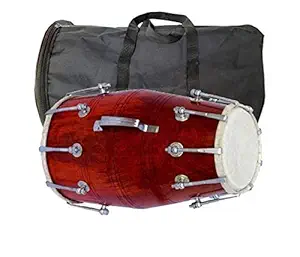 AMRO manufacturers Professional Handmade Wooden dholak With BAG dholak music instruments