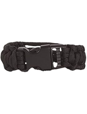Uhrenarmband Parachute Cord / Fallschirmleine schwarz Größe M