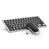 WIRELESS TASTATUR UND MAUS 2 IN 1: Tastatur und Maus sind durch einen USB Empfänger mit Gerät zu koppeln. Eine gute Auswähl für lange Arbeit mit Computer.