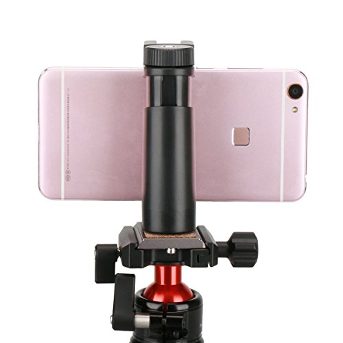 F-Mount Smartphone Griff Rig mit Handschlaufe, Stativ Mount Adapter & Cold Shoe Mount fÃ¼r LED Videoleuchte und MikrofonÂ â€“Â fÃ¼r iPhone, Samsung, HTC, Huawei, Google, Android (F-Mount nur)