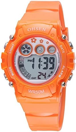 Women's Sports Digital Multifuncted Digital World-time OHSEN Waterproof Automatic Electronic Watch