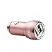 Produktbild Lanspo 2 USB Auto Ladegerät Adapter Lade Metall Buchse Handy Ladegerät (Rosa)