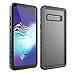 Produktbild matengf Unterwassergehäuse für Samsung Galaxy S10 5G, Ganzkörpergehäuse IP68 Wasserdichter 360-Grad-Schutz Staubdicht Stoßfest Drahtlose Ladetasche für Samsung Galaxy S10 5G (Schwarz)