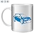 Produktbild STUFF4 Tee/Kaffee Becher 350ml/Blau/Opel Astra OPC J/Weißkeramik/ST10