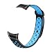 Produktbild Uhrenarmband, Schwarzer Verbindungssilikon Zwei-Farben-Uhrenarmband-Handgelenk-Bügel für Huawei Honor 4