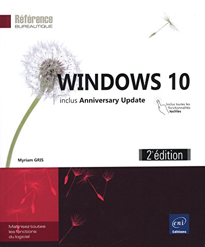Book's Cover of Windows 10 2e édition  inclus Anniversary Update